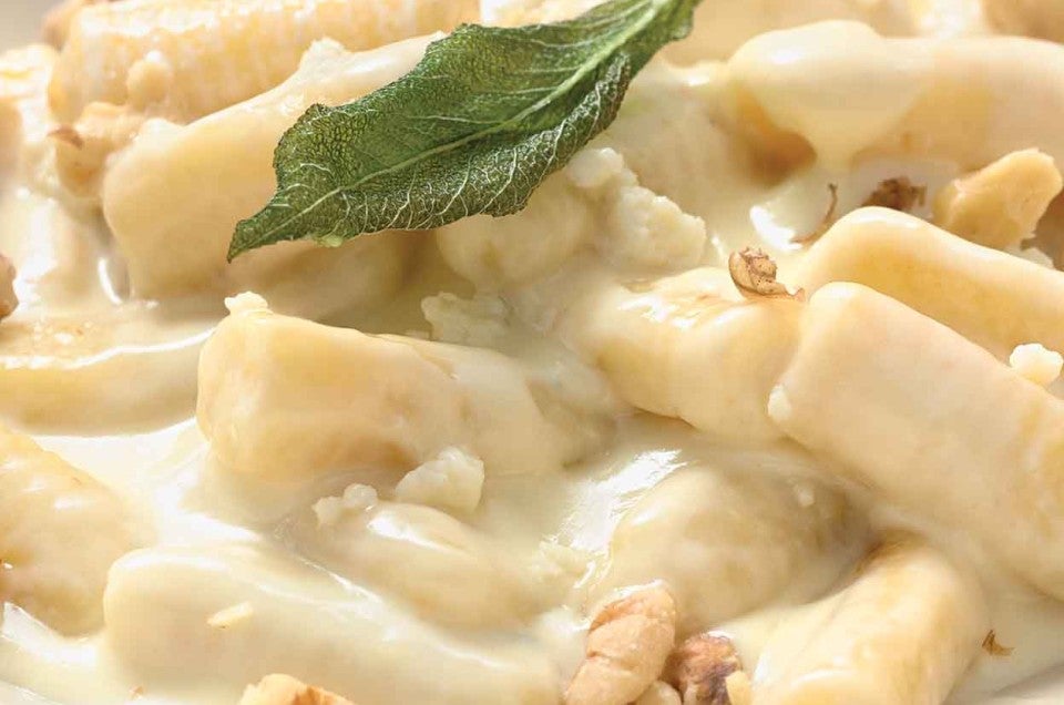 Potato Gnocchi with Gorgonzola Cream Sauce