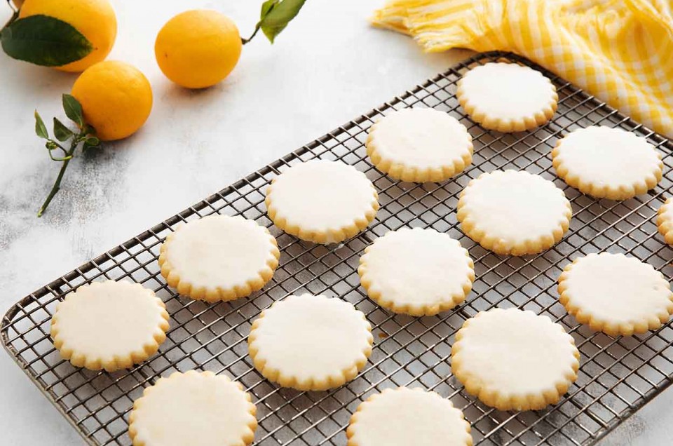 Lemon Sablé Cookies