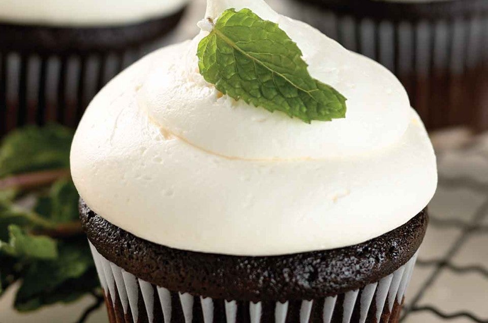Grasshopper Cupcakes