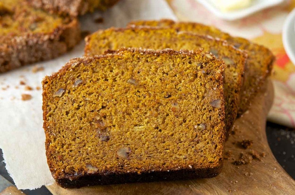 Easy Whole Grain Pumpkin-Banana Bread