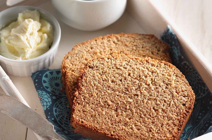 Gluten-Free Banana Bread with Coconut and Flax