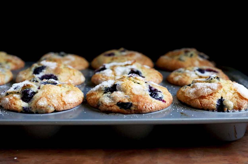 Famous Department Store Blueberry Muffins - select to zoom