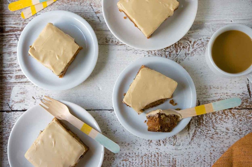 Old-Fashioned Apple Cake with Brown Sugar Frosting - select to zoom