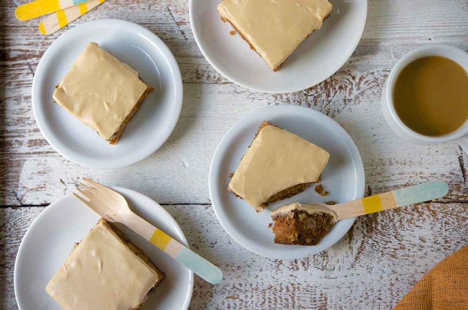 Old-Fashioned Apple Cake with Brown Sugar Frosting  - select to zoom