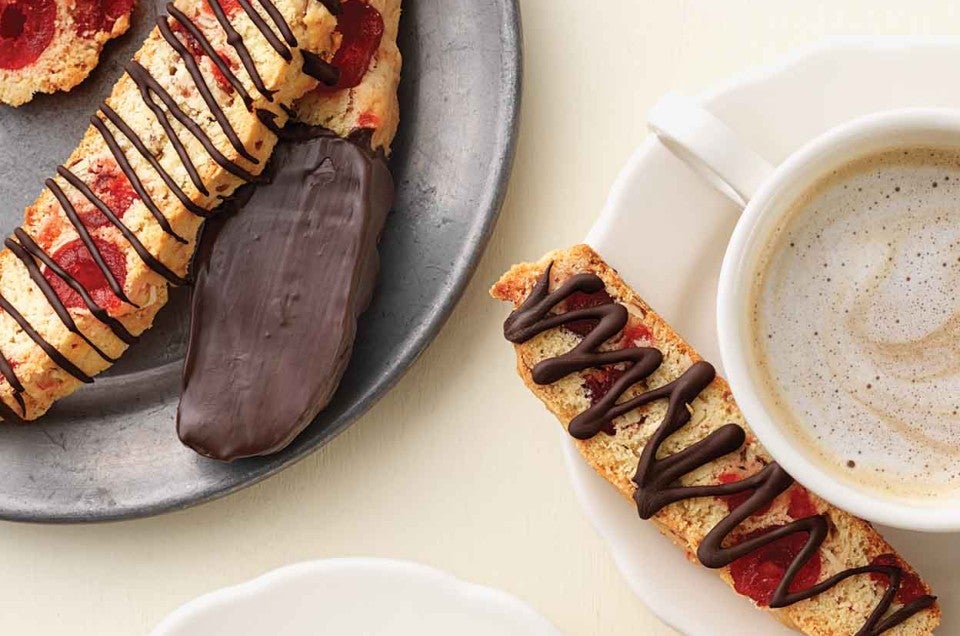 Candied Cherry and Almond Biscotti