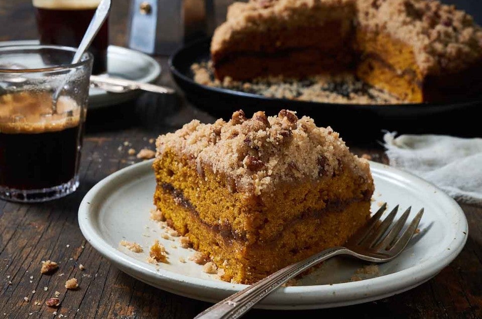 Pumpkin Streusel Coffeecake