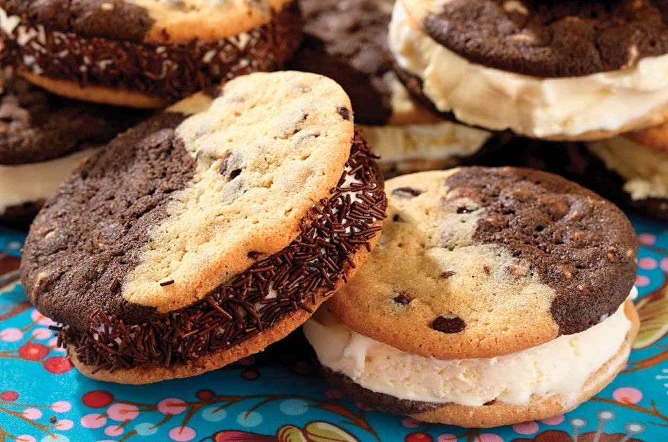 Split Decision Chocolate Chipper Ice Cream Sandwiches