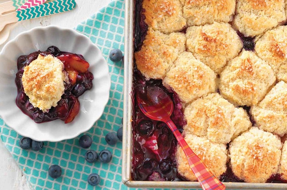 Blueberry-Peach Cobbler - select to zoom