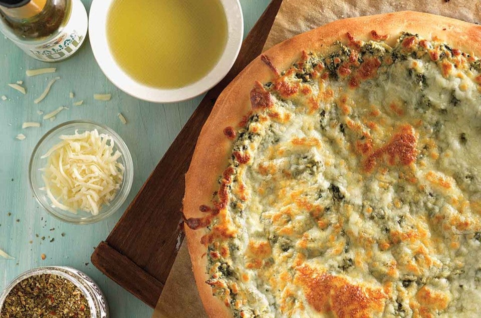 Spinach and Artichoke Pizza