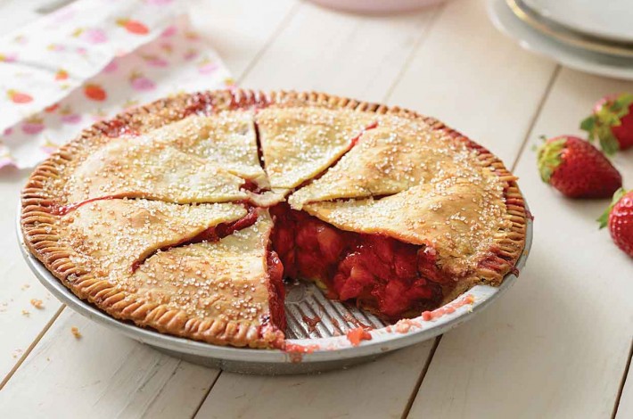 Gluten-Free Strawberry-Rhubarb Pie