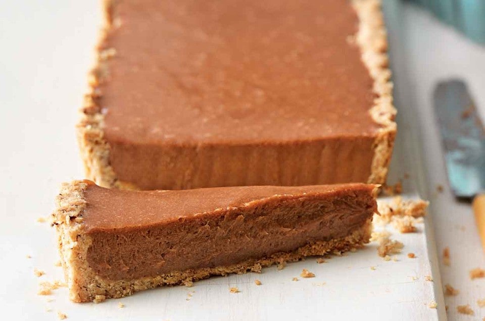 Malted Milk Chocolate Hazelnut Tart