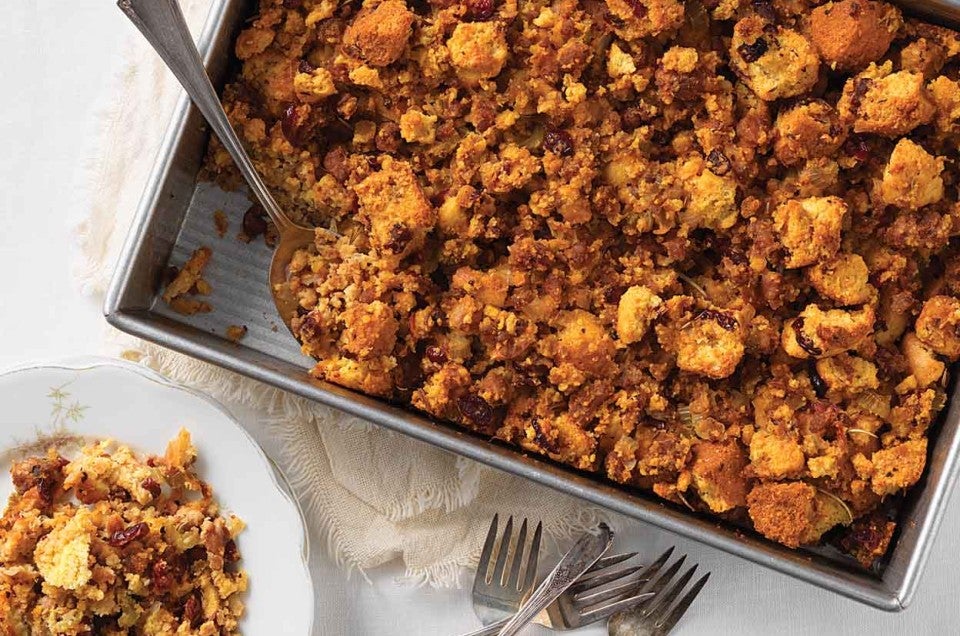 Cranberry Orange Cornbread Stuffing