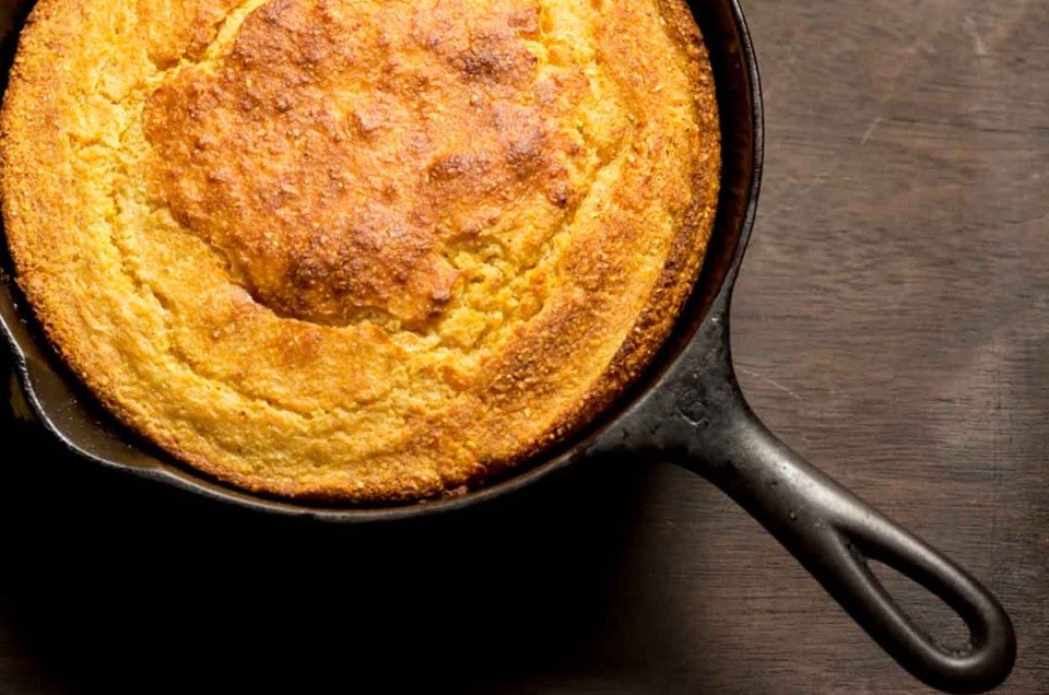 Cornmeal Skillet Sourdough Pizza