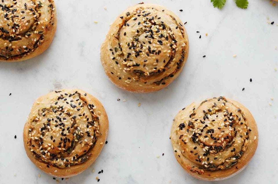 Cilantro Scallion Rolls