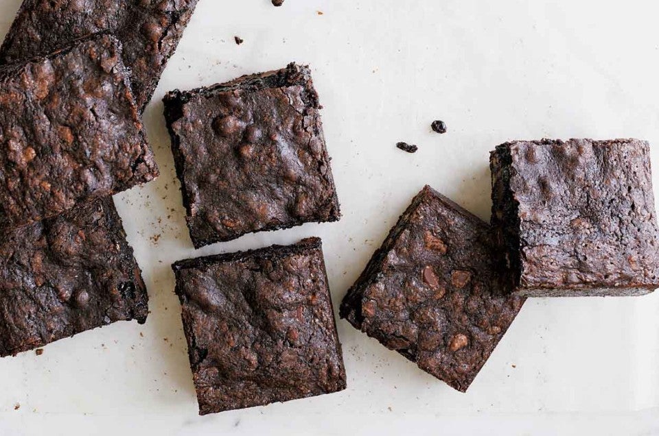 Deep-Dark Fudgy Brownies - select to zoom