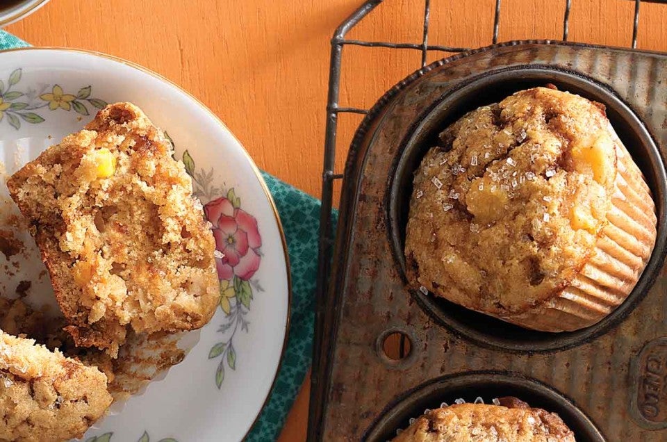 Spiced Peach Muffins - select to zoom