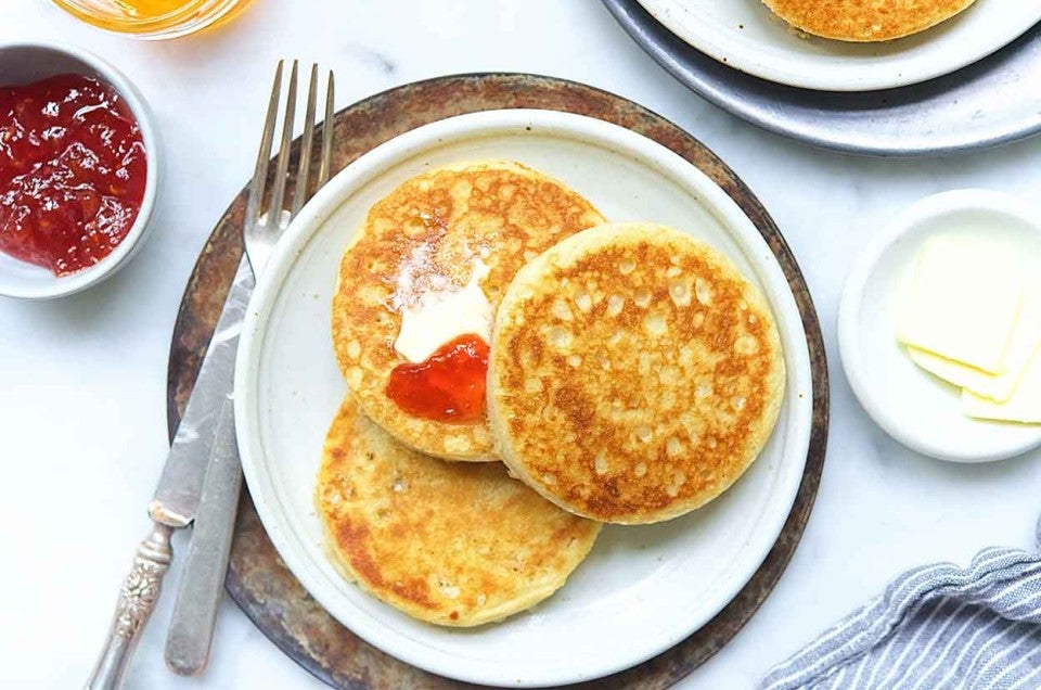 Sourdough Crumpets - select to zoom