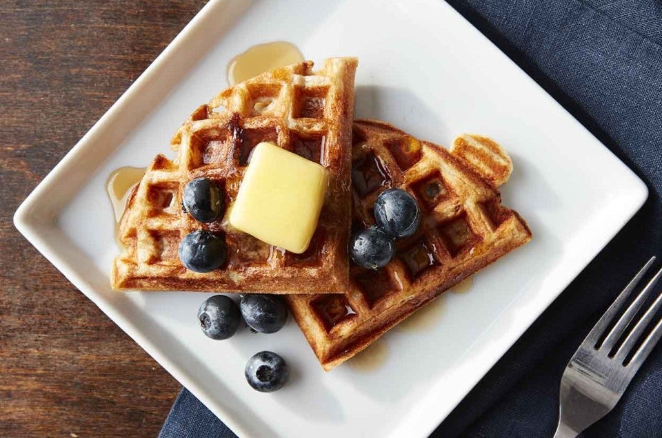 Old-Fashioned Maine Sourdough Waffles  - select to zoom