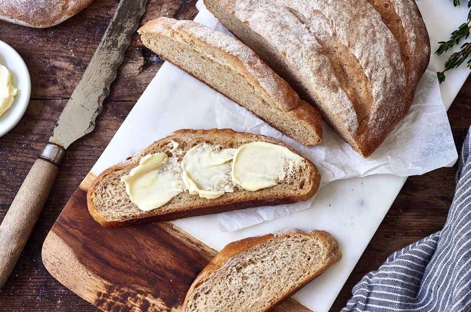 Marilyn's Whole Wheat And Rye Sourdough Bread
