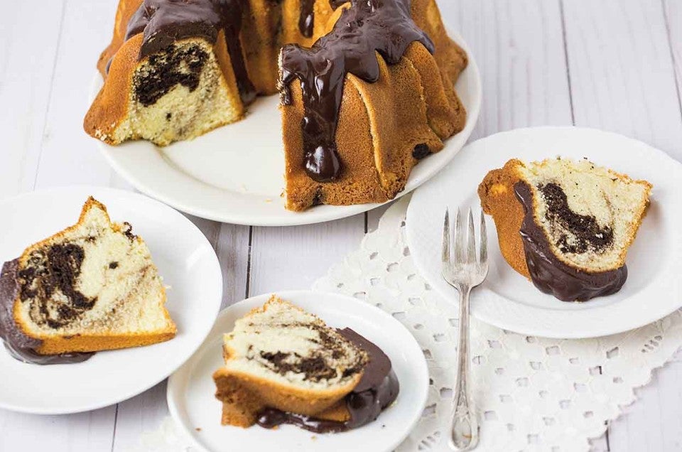 Coconut Marble Cake