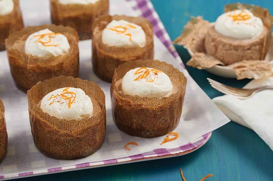 Mini Chai Latte Cheesecakes