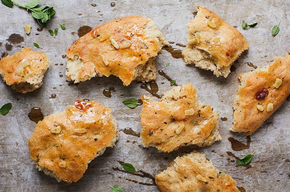 Provolone Oregano Focaccia