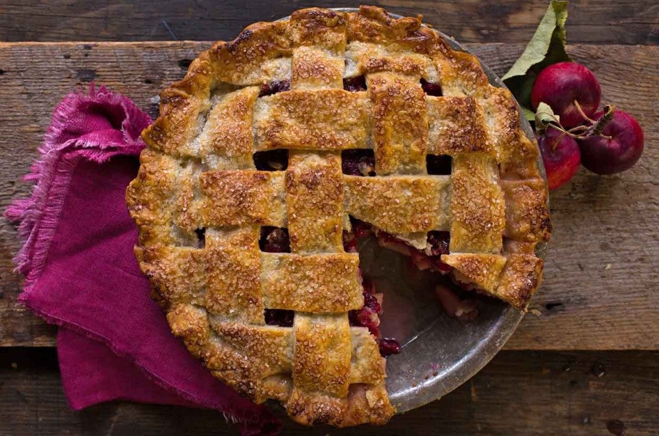 Apple Pie with Cranberries