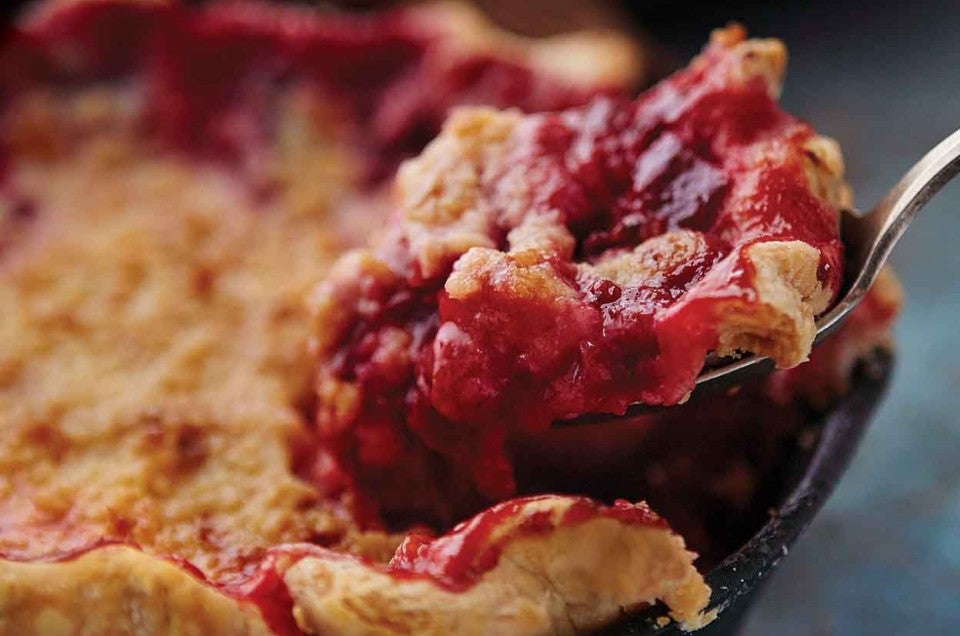 Gingered Plum Streusel Pie
