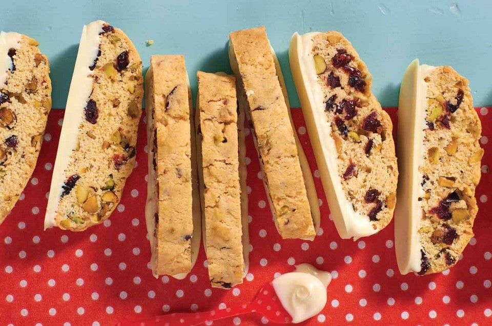 Pistachio-Cranberry Biscotti