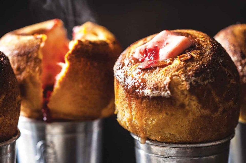 Popovers with Cranberry Butter