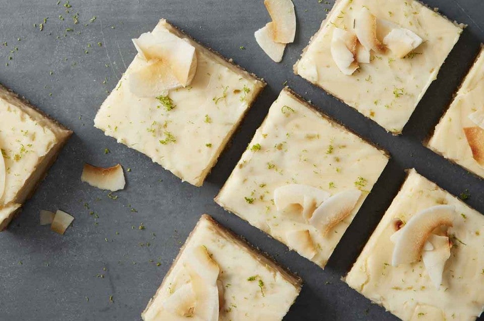 Key Lime Coconut Squares