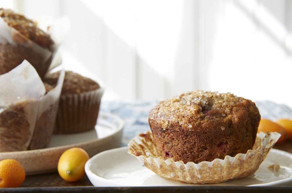 Sourdough Date Nut Cranberry Muffins