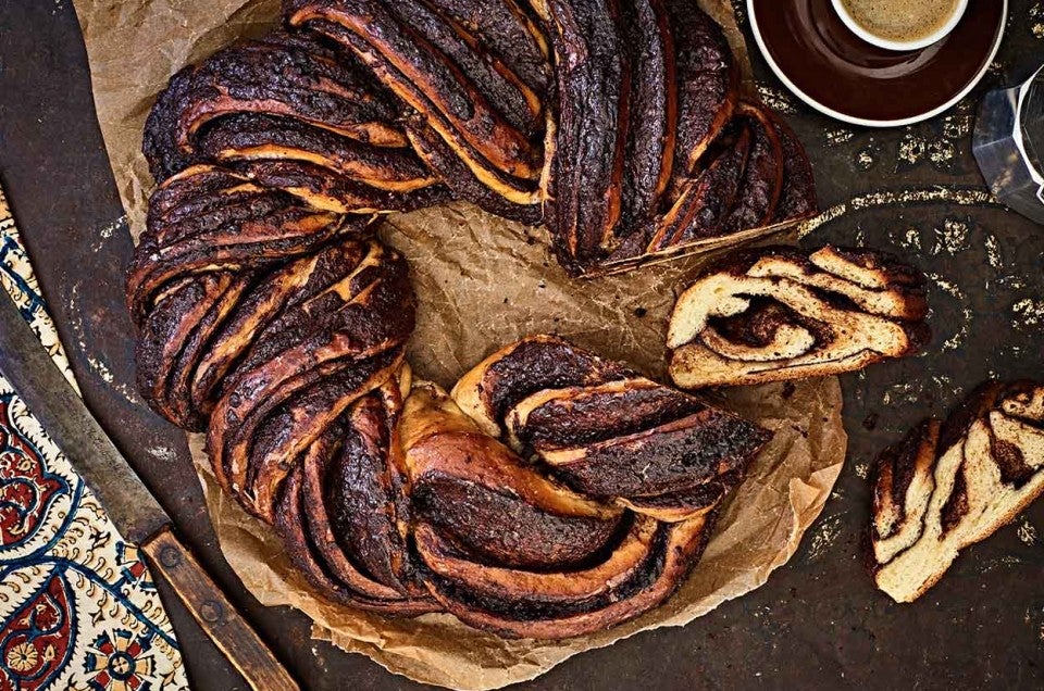 Chocolate Babka Wreath