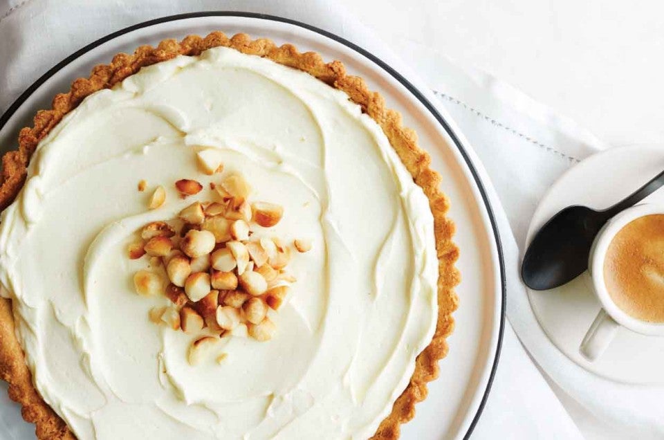 White Chocolate Macadamia Nut Tart