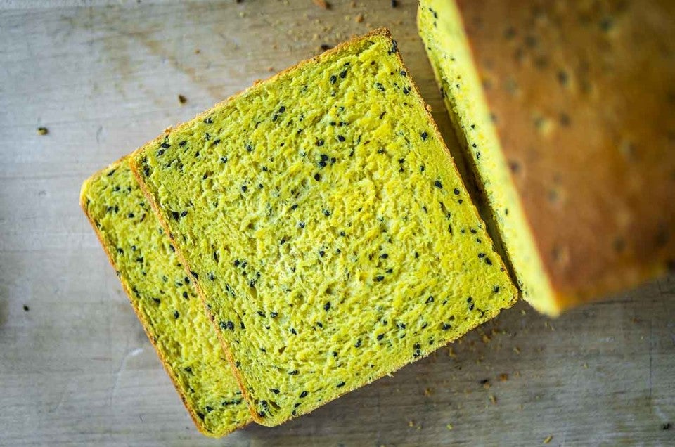 Golden Spiced Pullman Loaf