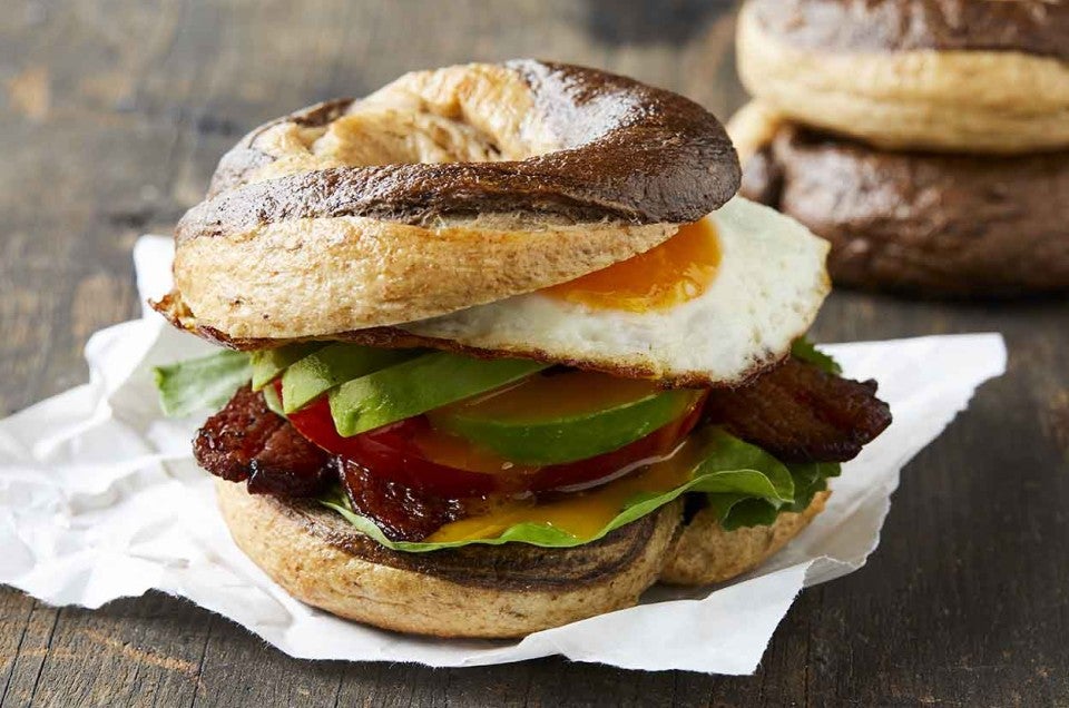 Marble Rye Bagels