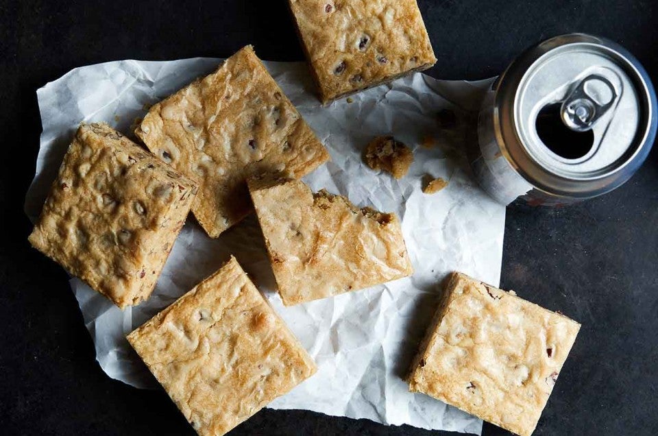 Bourbon Barrel-Aged Blondies