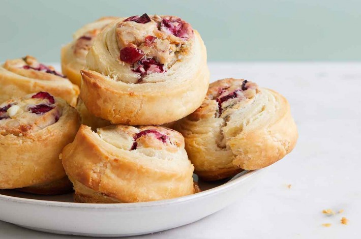 Blue Cheese Cranberry Pastry Bites