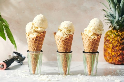 Pineapple-Coconut Gelato