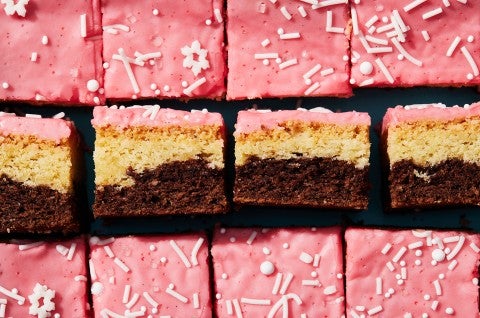 Neapolitan Sugar Cookie Bars - select to zoom