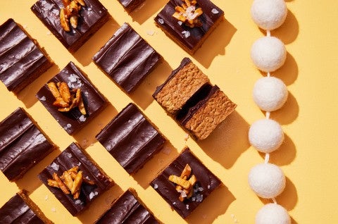 No-Bake Almond Butter Bars - select to zoom