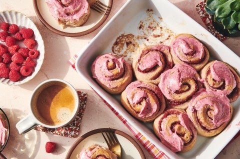 Jammin’ Raspberry Buns  - select to zoom