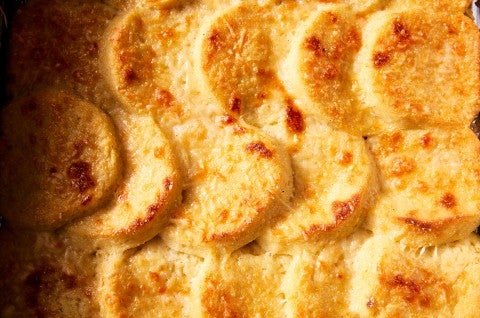 Gnocchi alla Romana (Semolina Gnocchi Gratin)  - select to zoom