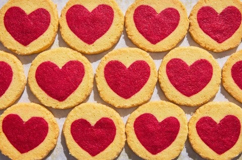 Slice-and-Bake Valentine Cookies - select to zoom