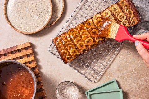 Bananas Foster Banana Bread - select to zoom