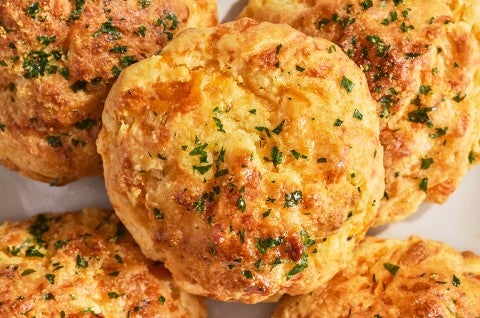 Garlic Cheddar Biscuits Close-Up - select to zoom