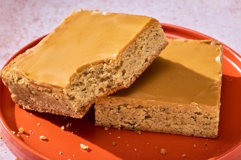 Dirty Chai Bars served on a plate - select to zoom