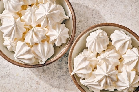 Meringue Kisses in bowls. - select to zoom