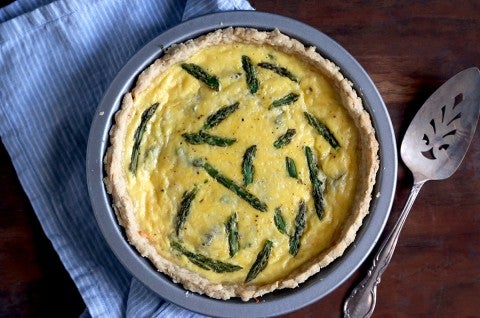 Quiche via @kingarthurflour