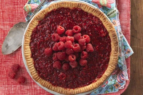 Fresh Raspberry Pie